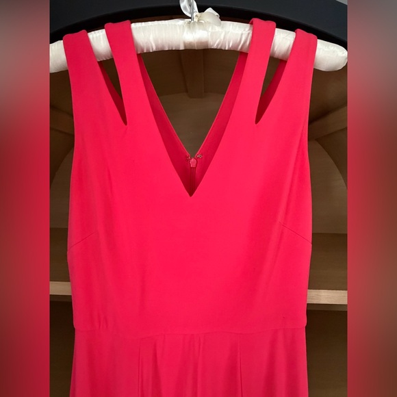 Vince Camuto• | Layered High-Low Dress| Med Pink | Size 6 - Picture 5 of 13